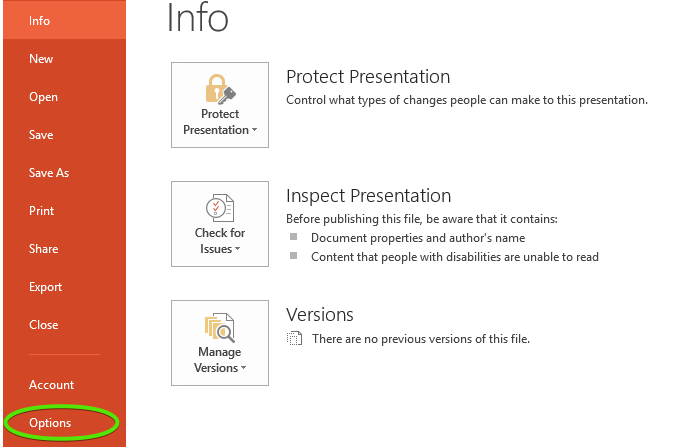 powerpoint ribbon tabs