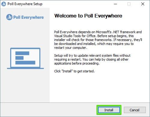 Poll Everywhere for Windows: Step 3
