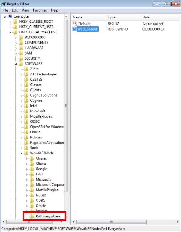 Disable web content
