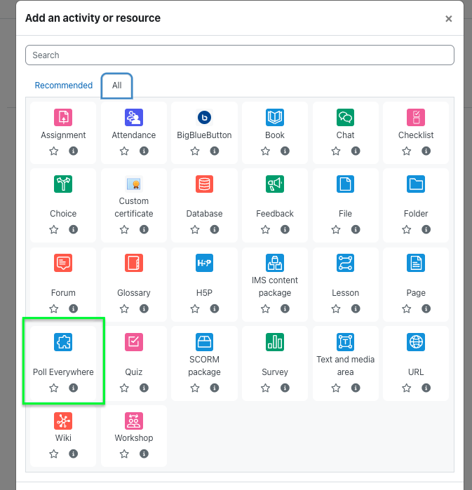 Moodle LTI Advantage 1.3 Usage Guide For Educators – Poll Everywhere