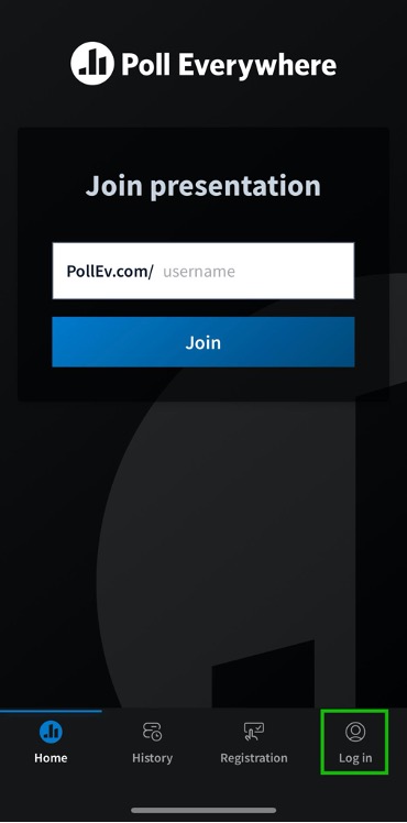 poll everywhere login